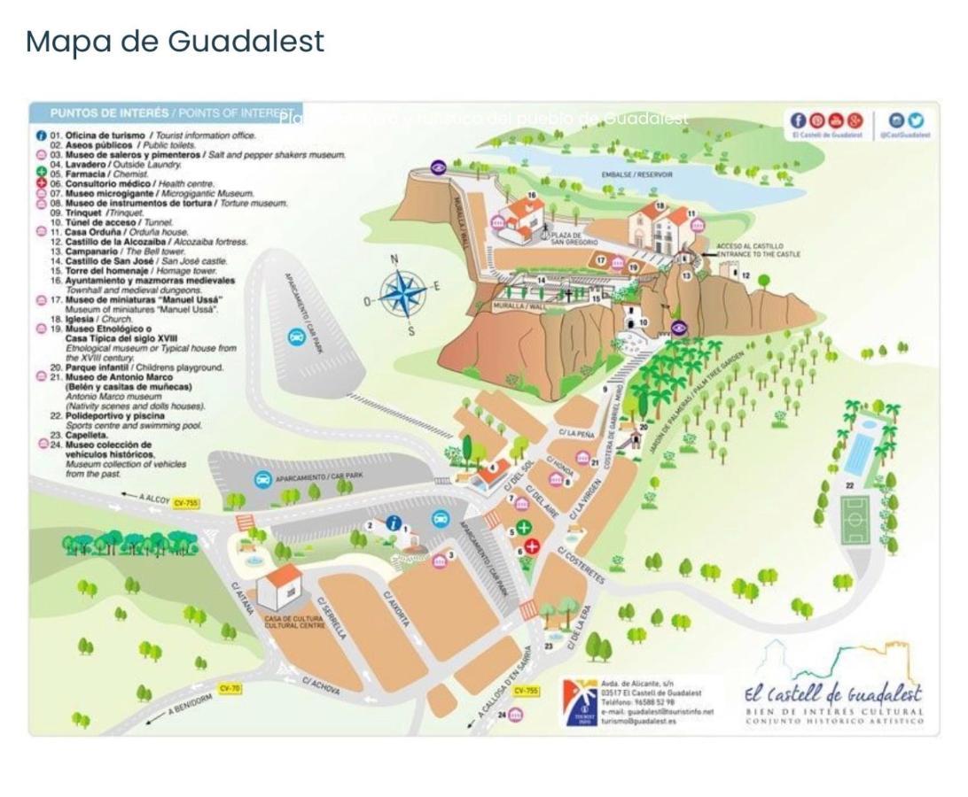 Ideal Apartamento - Guadalest Eksteriør billede